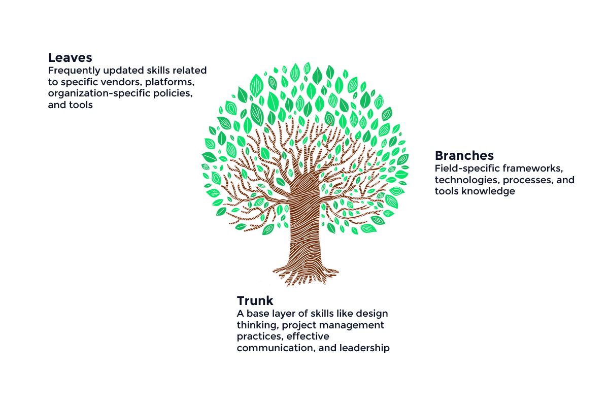  a tree-shaped skills development model